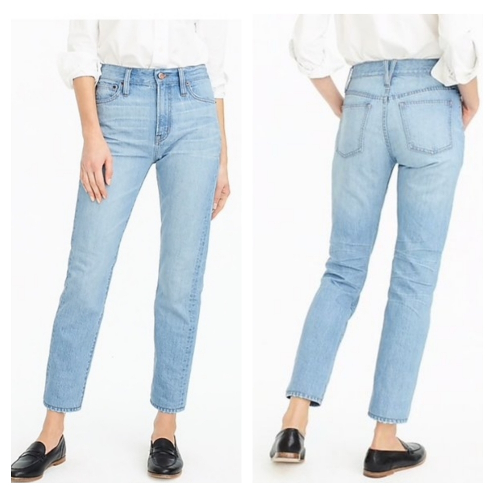J. Crew Light Blue Straight-Leg Jeans